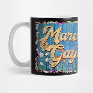 Retro Marvin Name Flowers Limited Edition Proud Classic Styles Gaye Mug